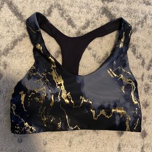 Old Navy Metallic Gold Sports Bra